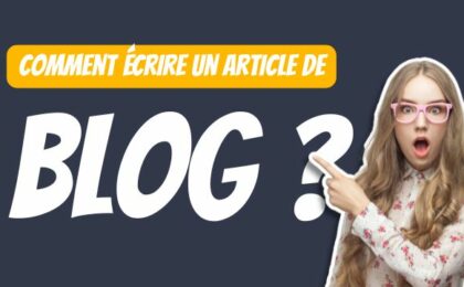 écrire un article de blog