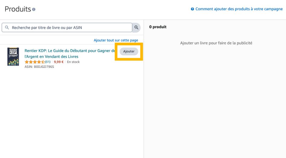 publicités amazon kdp