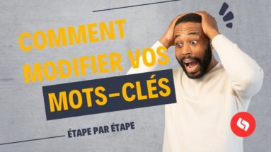 modifier vos mots-clés KDP