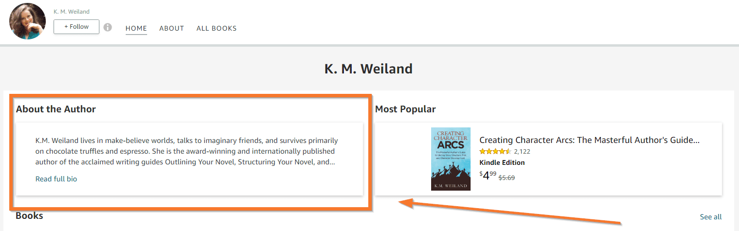 amazon author central